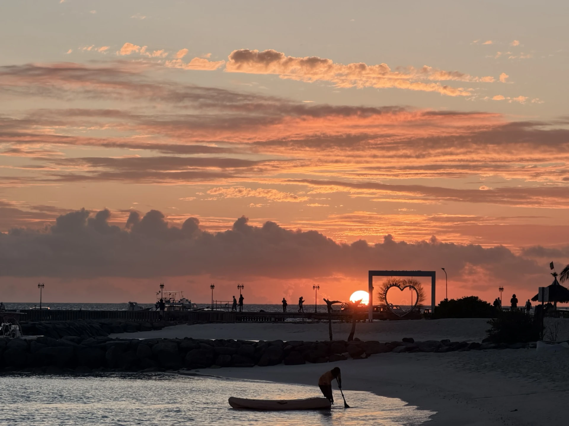 Maldivas en Isla local; Maafushi Island 